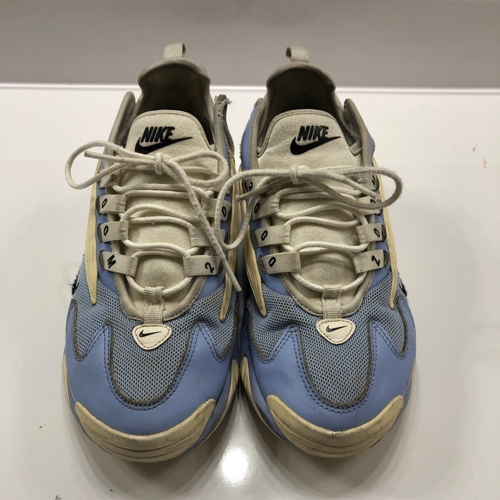 Nike Zoom 2K Aluminum Baby Blue And Cream Sneakers